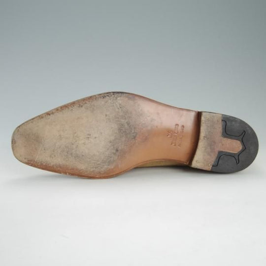 極上★ジョンロブ 8E【★Uチップ/OAKHAM/1306ラスト】スエード/薄茶/メンズ/JOHN LOBB★e782