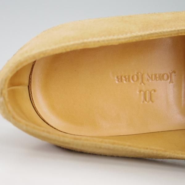 極上★ジョンロブ 8E【★Uチップ/OAKHAM/1306ラスト】スエード/薄茶/メンズ/JOHN LOBB★e782