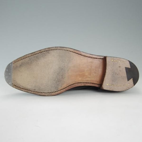 美品★クロケット&ジョーンズ 6E【貴重★(英)ポールスミスコレクション別注/Paul Smith】317ラスト/プレーントゥ/Crockett&Jones★e785