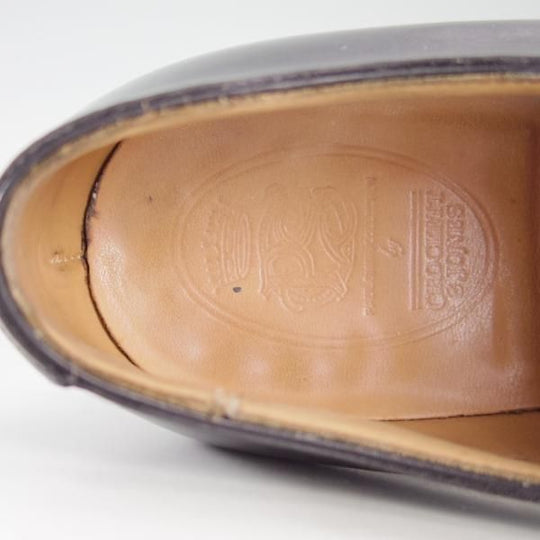 美品★クロケット&ジョーンズ 6E【貴重★(英)ポールスミスコレクション別注/Paul Smith】317ラスト/プレーントゥ/Crockett&Jones★e785