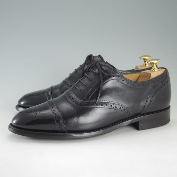 ロイドフットウェア　セミブローグ黒カーフ　UK6.5　英国製 極上☆ロイドフットウェア 6.5E【ダイナイトソール仕様☆(英