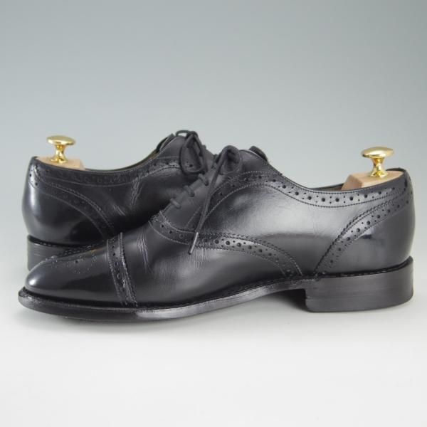 極上★ロイドフットウェア 6.5E【ダイナイトソール仕様★(英)BARKER製/バーカー】Vシリーズ/セミブローグ/カーフ/Lloyd Footwear★e786