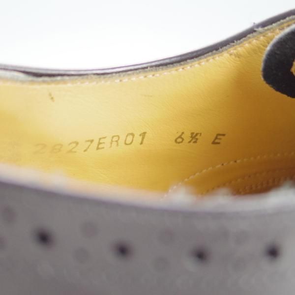 極上★ロイドフットウェア 6.5E【ダイナイトソール仕様★(英)BARKER製/バーカー】Vシリーズ/セミブローグ/カーフ/Lloyd Footwear★e786