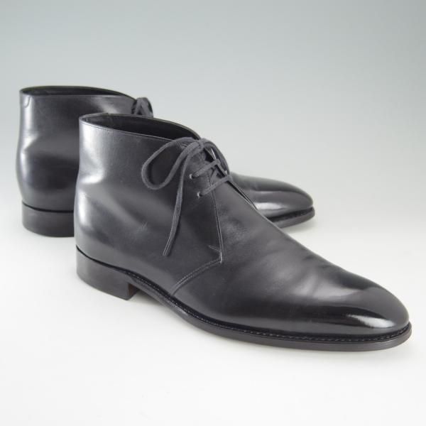 ユニオンインペリアル　黒　ハンドソウン チャッカーブーツ8EEE 英ダイナイト底 極上☆ユニオンインペリアル 8.5EEE【定価￥47,300-☆ハンドソーン