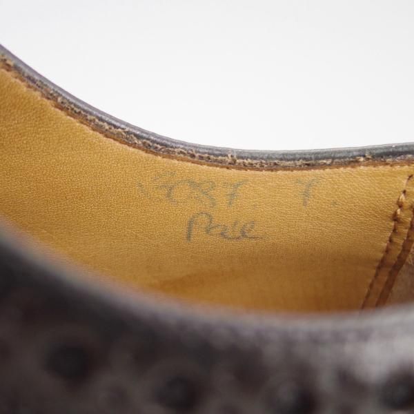 極美品★(独)ハインリッヒ・ディンケラッカー SIZE 7【定価￥159,500-★コードバン仕様/Rio/リオ】黒/Heinrich Dinkelacker★e790