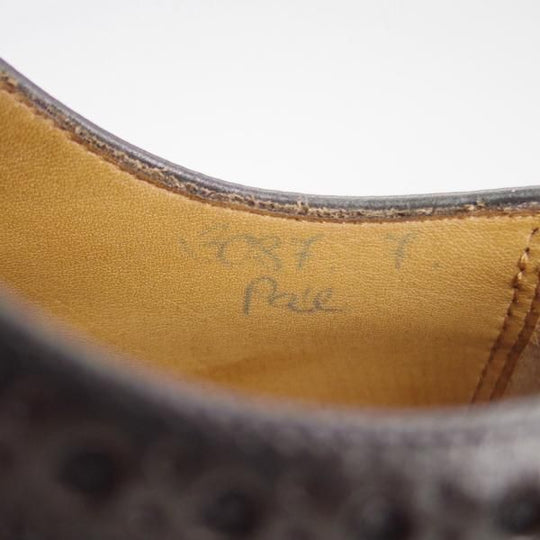 極美品★(独)ハインリッヒ・ディンケラッカー SIZE 7【定価￥159,500-★コードバン仕様/Rio/リオ】黒/Heinrich Dinkelacker★e790