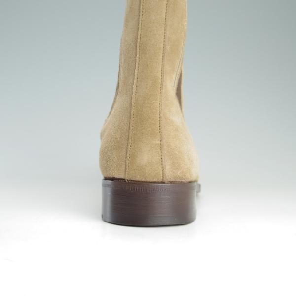 極美品★(伊)サントーニ SIZE 5【★サイドゴアブーツ/Estnation別注】スエード/薄茶/メンズ/エストネーション/Santoni★e791