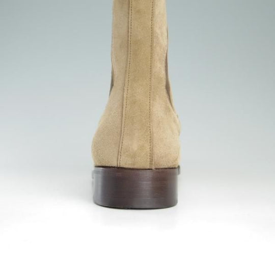 極美品★(伊)サントーニ SIZE 5【★サイドゴアブーツ/Estnation別注】スエード/薄茶/メンズ/エストネーション/Santoni★e791