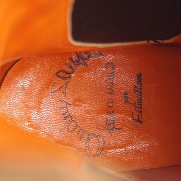 極美品★(伊)サントーニ SIZE 5【★サイドゴアブーツ/Estnation別注】スエード/薄茶/メンズ/エストネーション/Santoni★e791