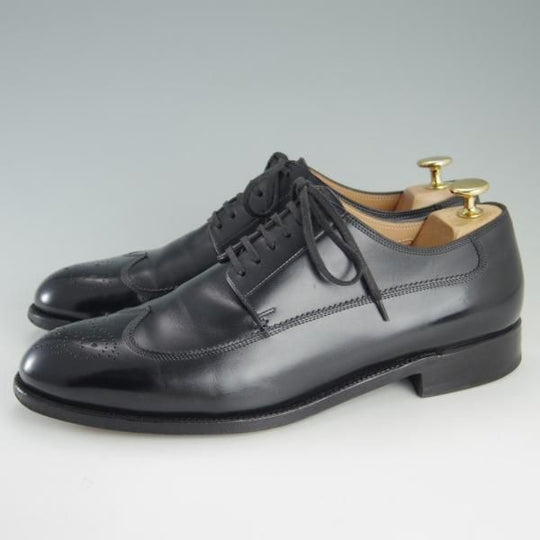 美品★(伊)F.LLIジャコメッティ SIZE 41.5【定価￥97,900-★ハンドソーンウェルテッド製法/九分仕立て】FG126/カーフ/Giacometti★e792