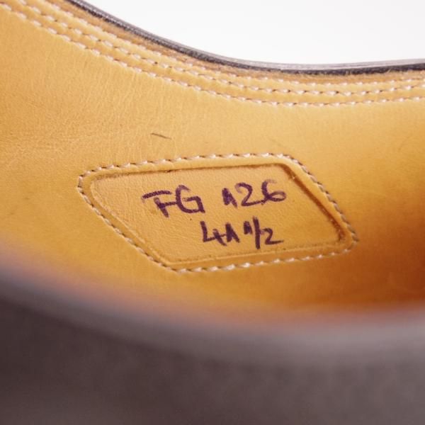 美品★(伊)F.LLIジャコメッティ SIZE 41.5【定価￥97,900-★ハンドソーンウェルテッド製法/九分仕立て】FG126/カーフ/Giacometti★e792