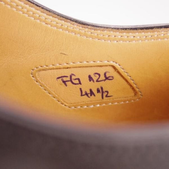 美品★(伊)F.LLIジャコメッティ SIZE 41.5【定価￥97,900-★ハンドソーンウェルテッド製法/九分仕立て】FG126/カーフ/Giacometti★e792