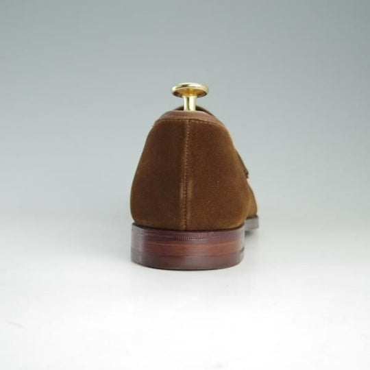 極美品★クロケット&ジョーンズ 6E【定価￥74,800-★RICHMOND/リッチモンド】314ラスト/コインローファー/スエード/Crockett&Jones★e795