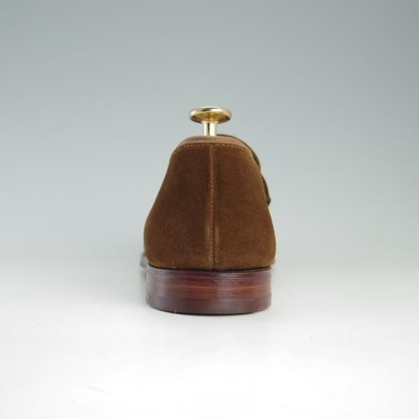 極美品★クロケット&ジョーンズ 6E【定価￥74,800-★RICHMOND/リッチモンド】314ラスト/コインローファー/スエード/Crockett&Jones★e795