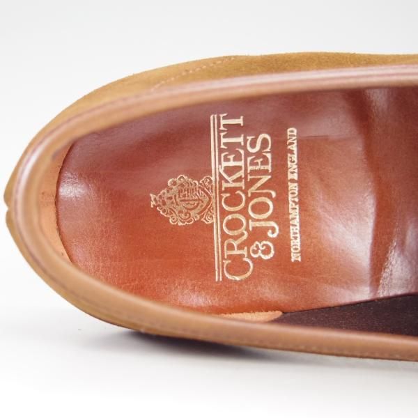 極美品★クロケット&ジョーンズ 6E【定価￥74,800-★RICHMOND/リッチモンド】314ラスト/コインローファー/スエード/Crockett&Jones★e795