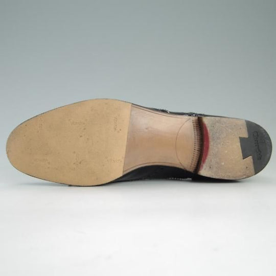 極美品★チャーチ(レディース) SIZE 38【★バーウッド/BURWOOD 3W】パテントレザー/エナメル/フルブローグ/黒/Church's★e799