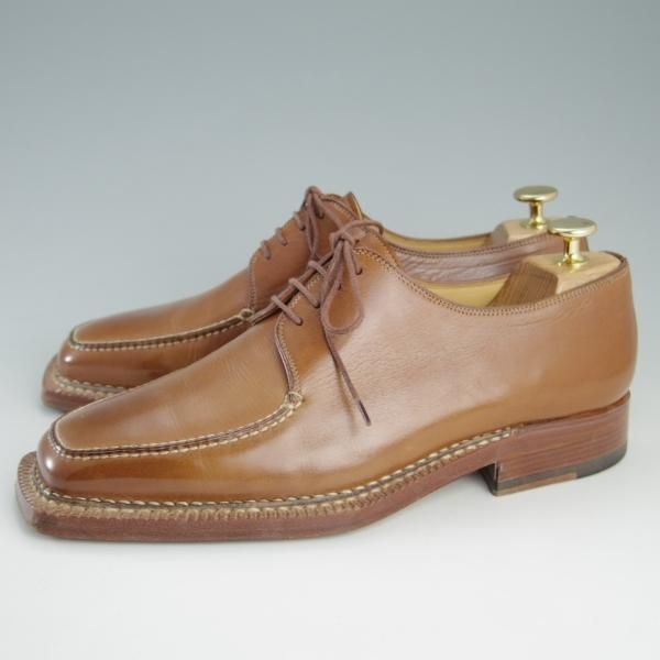 美品☆(伊)サントーニ SIZE 6.5【貴重☆ステッチダウン×ブラック