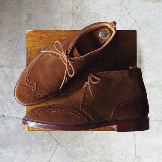 美品★クロケット&ジョーンズ UK6.5/US7D【貴重★ブルックスブラザーズ/ブラックフリース別注】325ラスト/茶/メンズ/Crockett&Jones★e809