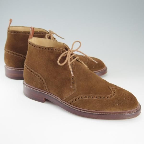 美品★クロケット&ジョーンズ UK6.5/US7D【貴重★ブルックスブラザーズ/ブラックフリース別注】325ラスト/茶/メンズ/Crockett&Jones★e809