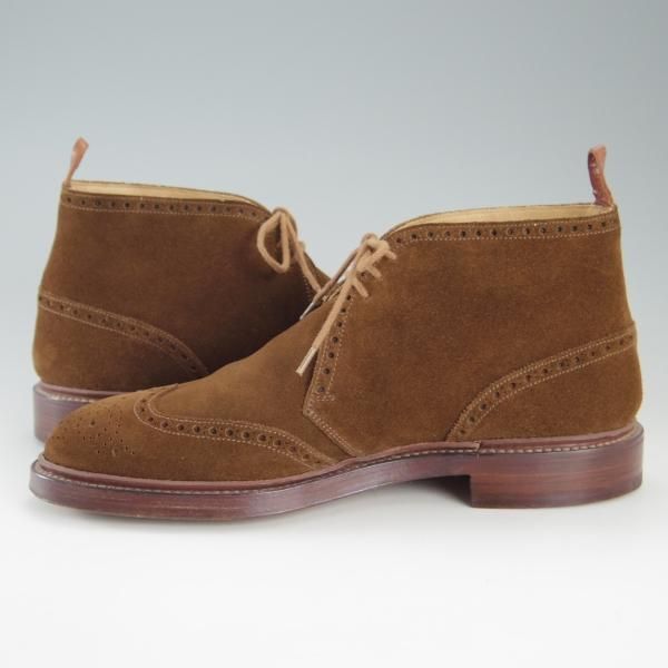 美品★クロケット&ジョーンズ UK6.5/US7D【貴重★ブルックスブラザーズ/ブラックフリース別注】325ラスト/茶/メンズ/Crockett&Jones★e809