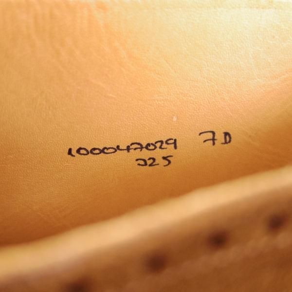 美品★クロケット&ジョーンズ UK6.5/US7D【貴重★ブルックスブラザーズ/ブラックフリース別注】325ラスト/茶/メンズ/Crockett&Jones★e809