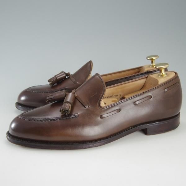 極上★クロケット&ジョーンズ 7E【定価￥86,900-★CAVENDISH 3/タッセルローファー】キャベンディッシュ/375ラスト/Crockett&Jones★e810