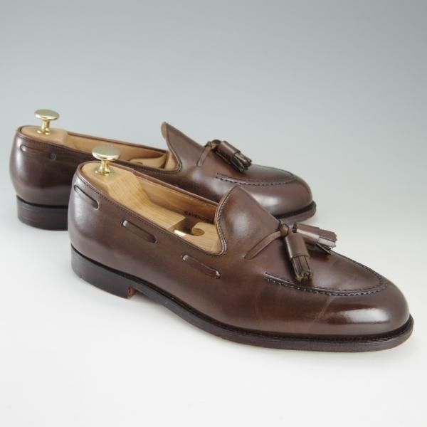 極上★クロケット&ジョーンズ 7E【定価￥86,900-★CAVENDISH 3/タッセルローファー】キャベンディッシュ/375ラスト/Crockett&Jones★e810