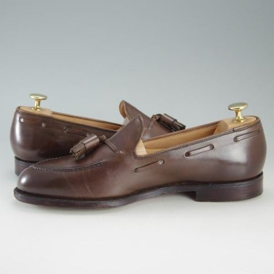 極上★クロケット&ジョーンズ 7E【定価￥86,900-★CAVENDISH 3/タッセルローファー】キャベンディッシュ/375ラスト/Crockett&Jones★e810