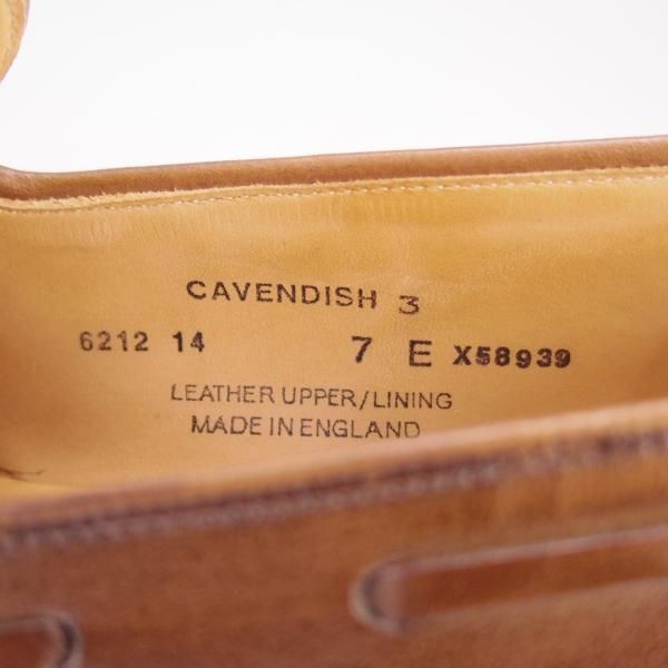 極上★クロケット&ジョーンズ 7E【定価￥86,900-★CAVENDISH 3/タッセルローファー】キャベンディッシュ/375ラスト/Crockett&Jones★e810