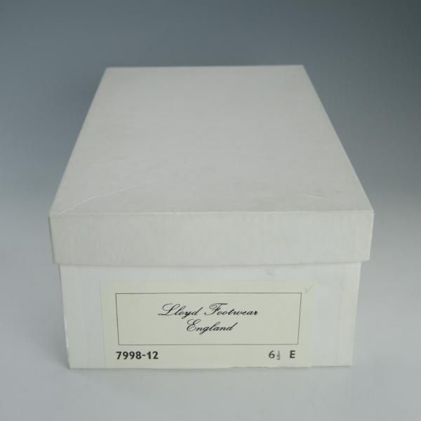 極上★クロケット&ジョーンズ 6.5E【★ロイドフットウェア別注/Lloyd Footwear】317ラスト/ストレートチップ/カーフ/Crockett&Jones★e811