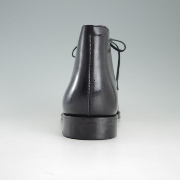美品★ユニオンロイヤル SIZE 6.5【上級★ハンドソーンウェルテッド製法/九分仕立て】UR030/チャッカブーツ/カーフ/黒/UNION ROYAL★e813
