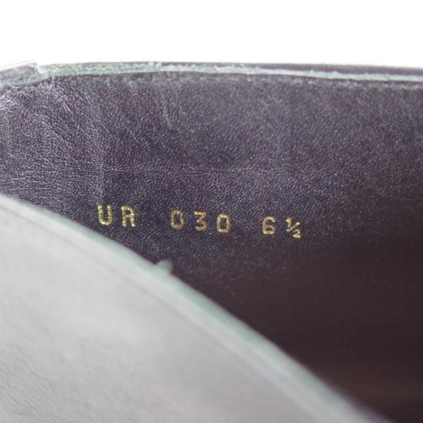 美品★ユニオンロイヤル SIZE 6.5【上級★ハンドソーンウェルテッド製法/九分仕立て】UR030/チャッカブーツ/カーフ/黒/UNION ROYAL★e813