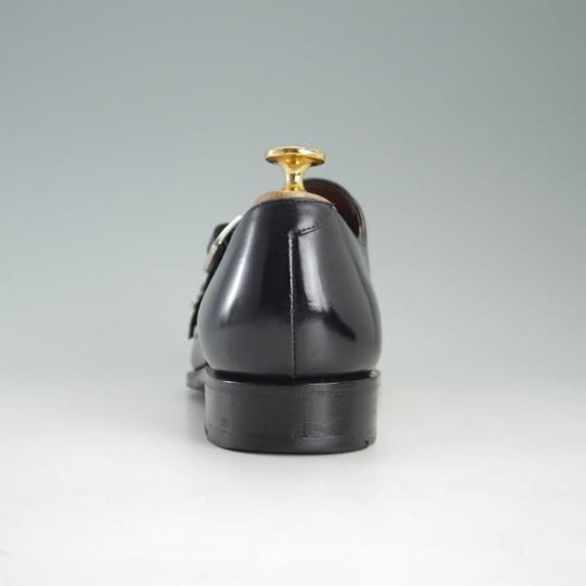 美品★(スペイン製)カルミナ SIZE 6.5【モデル定価￥72,600-★ダブルモンク/10003】SIMPSOMラスト/カーフ/NEGRO/黒/メンズ/CARMINA★e815