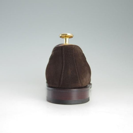 美品★(スペイン製)カルミナ SIZE 6【定価￥72,600-★タッセルローファー/80215】UETAMラスト/ANTE/スエード/MARRON/濃茶/CARMINA★e816