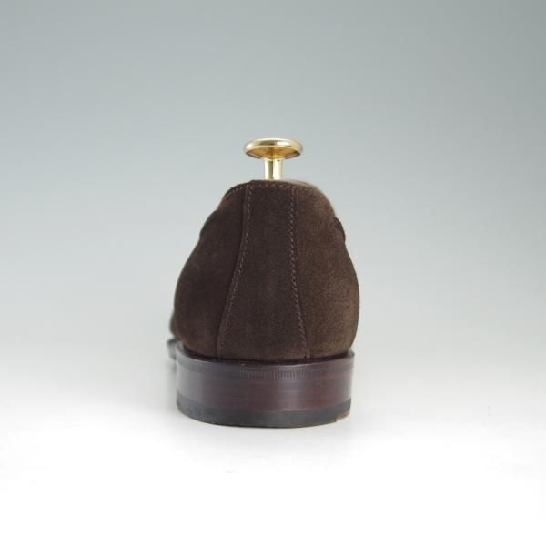 美品★(スペイン製)カルミナ SIZE 6【定価￥72,600-★タッセルローファー/80215】UETAMラスト/ANTE/スエード/MARRON/濃茶/CARMINA★e816