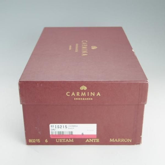 美品★(スペイン製)カルミナ SIZE 6【定価￥72,600-★タッセルローファー/80215】UETAMラスト/ANTE/スエード/MARRON/濃茶/CARMINA★e816