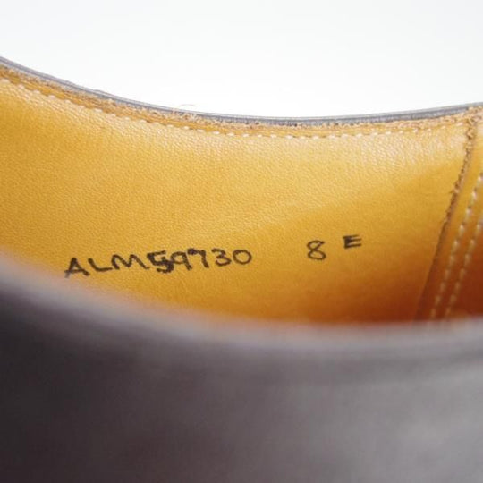 美品★クロケット&ジョーンズ UK7.5/US8E【★(米)ラルフローレン別注/POLO Ralph Lauren】パンチドキャップトゥ/カーフ/Crockett&Jones★e817