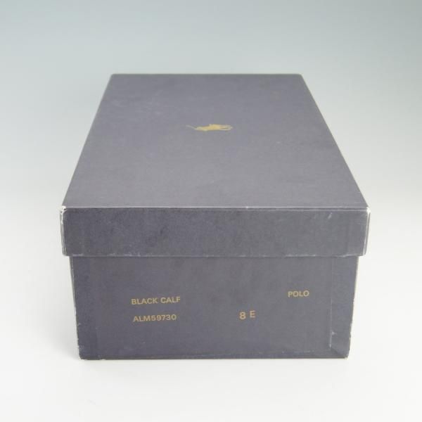 美品★クロケット&ジョーンズ UK7.5/US8E【★(米)ラルフローレン別注/POLO Ralph Lauren】パンチドキャップトゥ/カーフ/Crockett&Jones★e817