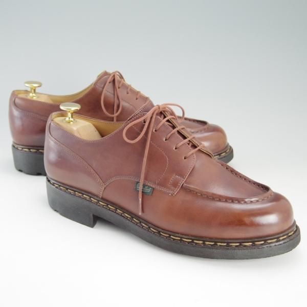 極上★パラブーツ SIZE 7【定価￥71,500-★シャンボード/CHAMBORD】マロン/MARRON/リスレザー/TEXソール/Uチップ/茶/Paraboot★e822