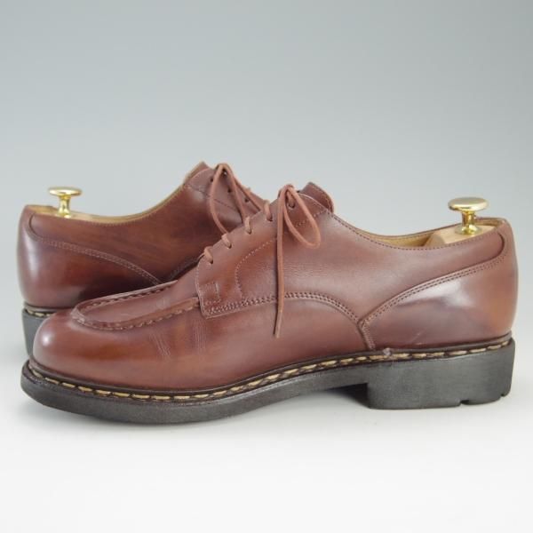 極上★パラブーツ SIZE 7【定価￥71,500-★シャンボード/CHAMBORD】マロン/MARRON/リスレザー/TEXソール/Uチップ/茶/Paraboot★e822