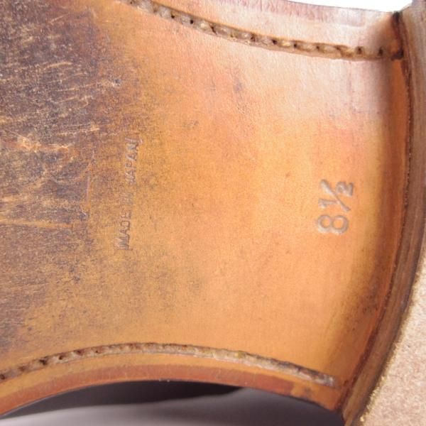 極上★(英)ニュー&リングウッド SIZE 8.5【貴重★QA07/サイドエラスティック】カーフ/黒/メンズ/リーガル/REGAL/NEW＆LINGWOOD★e823