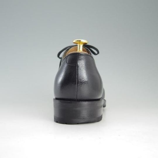 極上★(伊)F.LLIジャコメッティ SIZE 41【★ハンドソーンウェルテッド製法/九分仕立て】FG217/山羊革/ゴートレザー/黒/Giacometti★e824