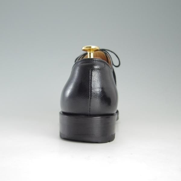 極上★(伊)F.LLIジャコメッティ SIZE 41【★ハンドソーンウェルテッド製法/九分仕立て】FG217/山羊革/ゴートレザー/黒/Giacometti★e824