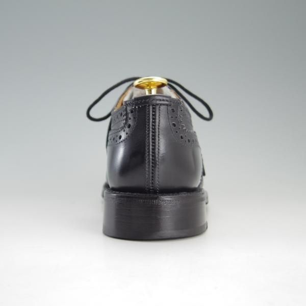 美品★トリッカーズ(レディース) SIZE 3.5【★カントリーシューズ/L7290】フルブローグ/カーフ/黒×白/短靴/Tricker's★e828