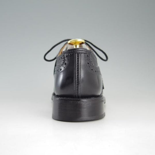 美品★トリッカーズ(レディース) SIZE 3.5【★カントリーシューズ/L7290】フルブローグ/カーフ/黒×白/短靴/Tricker's★e828