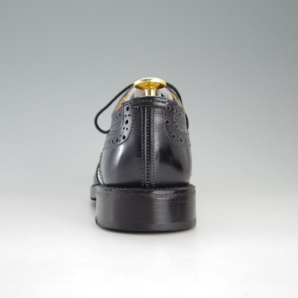 美品★トリッカーズ(レディース) SIZE 3.5【★カントリーシューズ/L7290】フルブローグ/カーフ/黒×白/短靴/Tricker's★e828