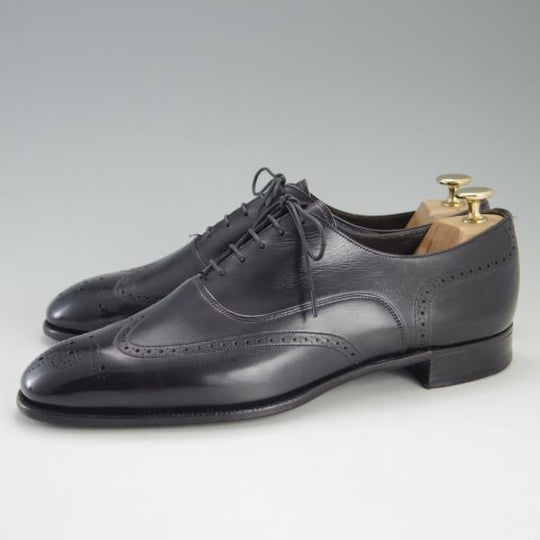 極上★チャーチ UK8程度【貴重★ブルックスブラザーズ別注/BROOKS ENGLISH/旧チャーチ】400C/928/DEVON/M75ラスト/黒/Church's★e831