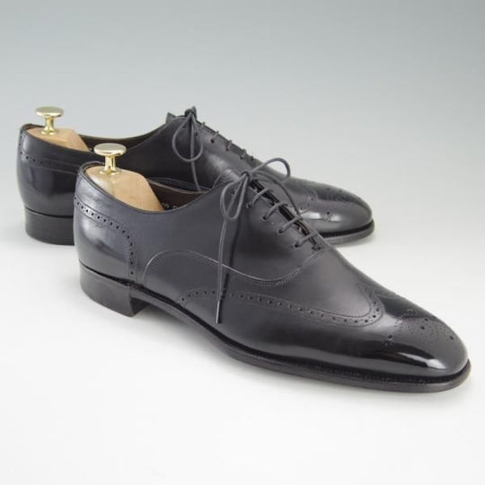 極上★チャーチ UK8程度【貴重★ブルックスブラザーズ別注/BROOKS ENGLISH/旧チャーチ】400C/928/DEVON/M75ラスト/黒/Church's★e831