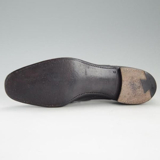 極上★チャーチ UK8程度【貴重★ブルックスブラザーズ別注/BROOKS ENGLISH/旧チャーチ】400C/928/DEVON/M75ラスト/黒/Church's★e831