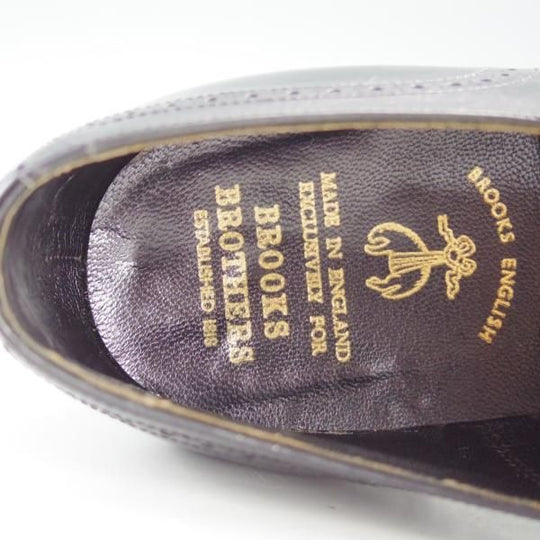 極上★チャーチ UK8程度【貴重★ブルックスブラザーズ別注/BROOKS ENGLISH/旧チャーチ】400C/928/DEVON/M75ラスト/黒/Church's★e831